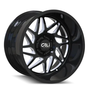 Cali Off-Road – GEMINI – Black – 20″x10″ -25mm – Summer Wheels – 9112-2136BM